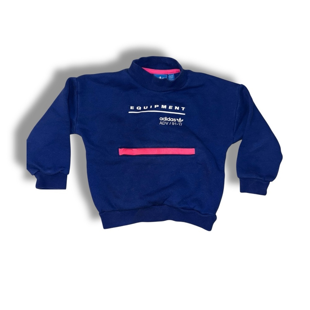 Adidas Blue and Pink Sweatshirt